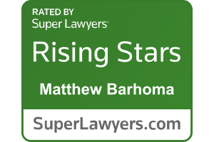 Super Lawyers - Matthew Barhoma Rising Stars