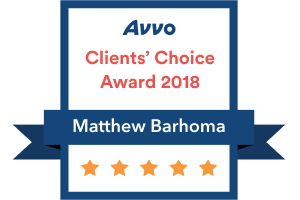 Avvo Clients Choice Award 2018