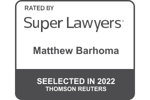 Super Lawyers - Matthew Barhoma 2022